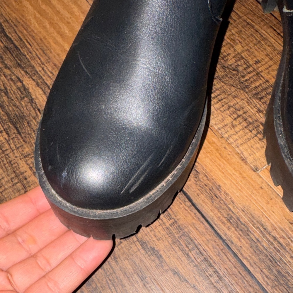Madden Girl Studded Black Booties - Picture 8 of 15